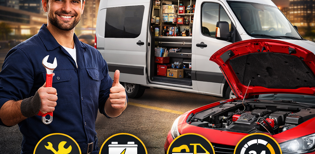 ورشة متنقلة لصيانة السيارات